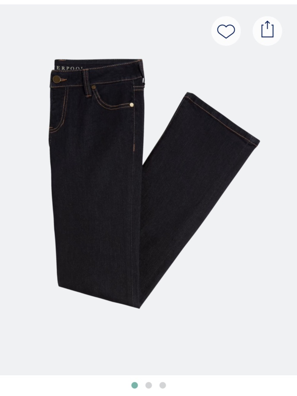 Dark Wash Kennedy Liverpool Straight Leg Jeans